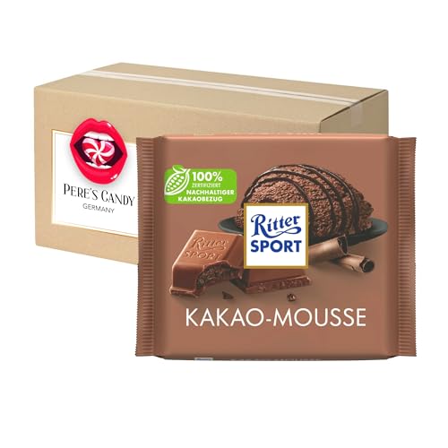 5 x 100g Kakao-Mousse Tafel Schokolade mit Geschenk von Pere's Candy von PERE’S CANDY