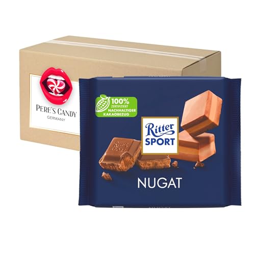 5 x 100g Nugat Tafel Schokolade mit Geschenk von Pere's Candy von PERE’S CANDY