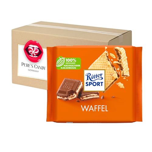 5 x 100g Waffel Tafel Schokolade mit Geschenk von Pere's Candy von PERE’S CANDY