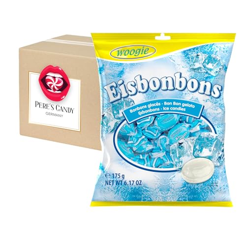 Pere's Candy® Bundle für 5 x 175 g Eisbonbons Erfrischungs Hartkaramellen + Pere's Candy Notepad DIN A7-25 Blatt von PERE’S CANDY