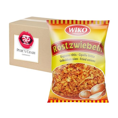 5 x 250g Röstzwiebeln Geröstete Zwiebeln von Pere's Candy Box mit Geschenk von PERE’S CANDY