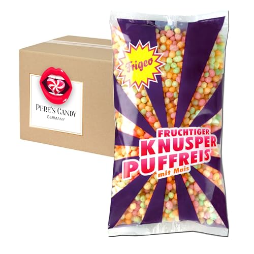 5 x Frigeo Knusper Puffreis 80g mit Geschenk von Pere's Candy von PERE’S CANDY