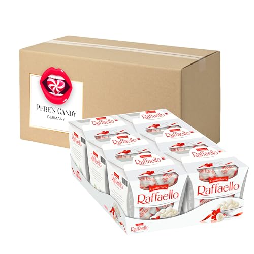 6 x 150g Raffaello zartes Kokos mit feiner Milchcreme mit Geschenk von Pere's Candy von PERE’S CANDY