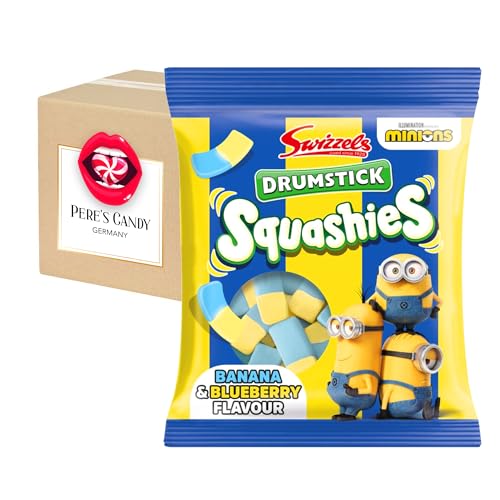 6 x DOK Swizzels Drumsticks Squashies Minions 120g mit Geschenk von Pere's Candy von PERE’S CANDY