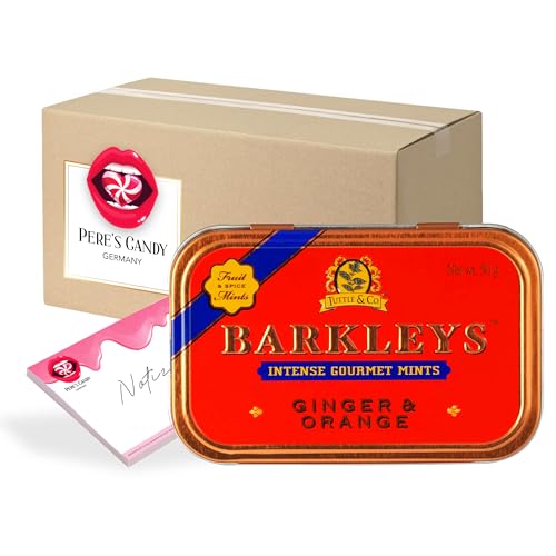 Pere's Candy® Bundle für Barkleys Ginger & Orange 6x50g + Pere's Candy Notepad DIN A7-25 Blatt von PERE’S CANDY