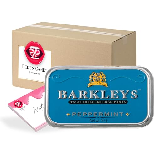 Pere's Candy® Bundle für Barkleys Peppermint 6x50g + Pere's Candy Notepad DIN A7-25 Blatt von PERE’S CANDY