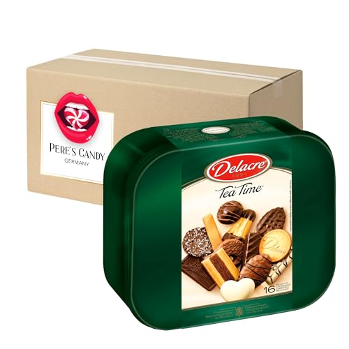 Pere's Candy® Bundle für Delacre Tea Time Geschenkbox 1kg + Pere's Candy Notepad DIN A7-25 Blatt von PERE’S CANDY