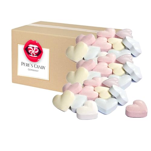 Pere's Candy® Bundle für Dextrose Love Hearts 1kg + Pere's Candy Notepad DIN A7-25 Blatt von PERE’S CANDY