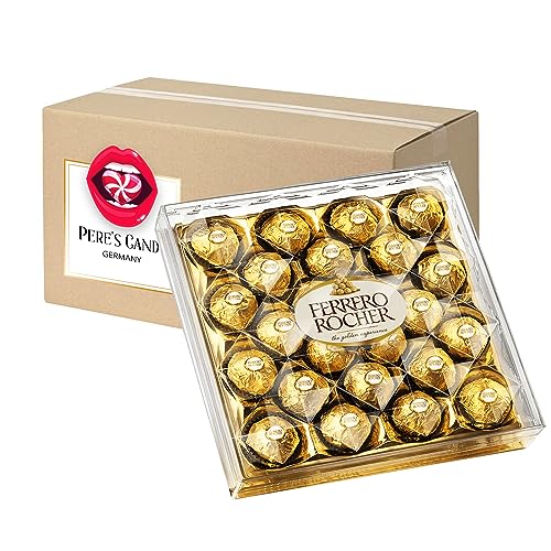 Ferrero Rocher Geschenkbox 300g Nuss-Pralinen mit Geschenk von Pere's Candy von PERE’S CANDY