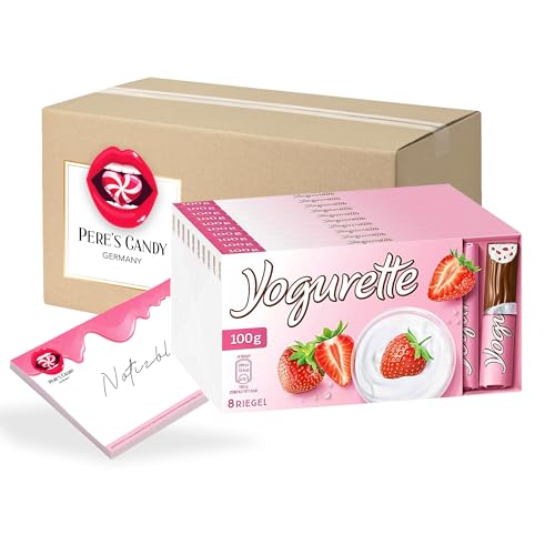 Ferrero Yogurette 10 x 100g Gefüllte Vollmilchschokolade mit Geschenk von Pere's Candy von PERE’S CANDY