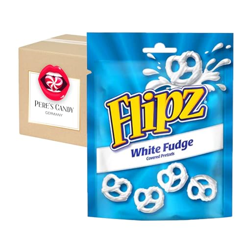 Flipz White Fudge 6x90g mit Geschenk von Pere's Candy von PERE’S CANDY