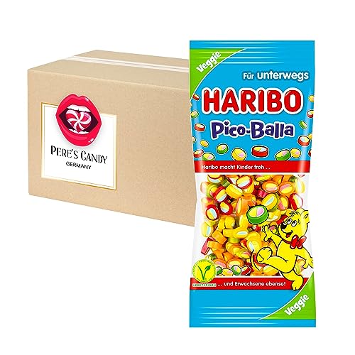 Haribo Pico Balla Veggie 12er Pack (12 x 65g) mit Geschenk von Pere's Candy von PERE’S CANDY