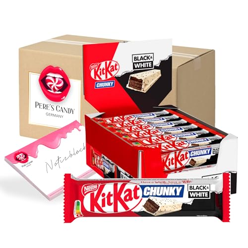 KitKat Chunky Black&White 24x42g mit Geschenk von Pere's Candy von PERE’S CANDY