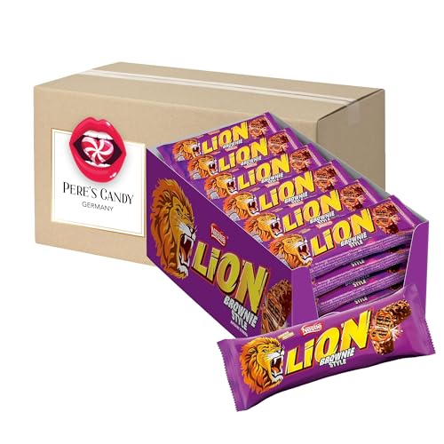 Lion Brownie Style 20x40g mit Geschenk von Pere's Candy von PERE’S CANDY