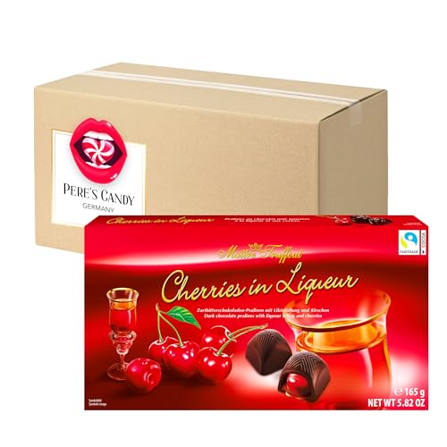 Maître Truffout Kirschen in Likör Bonbon 2 x 165g mit Geschenk von Pere's Candy von PERE’S CANDY