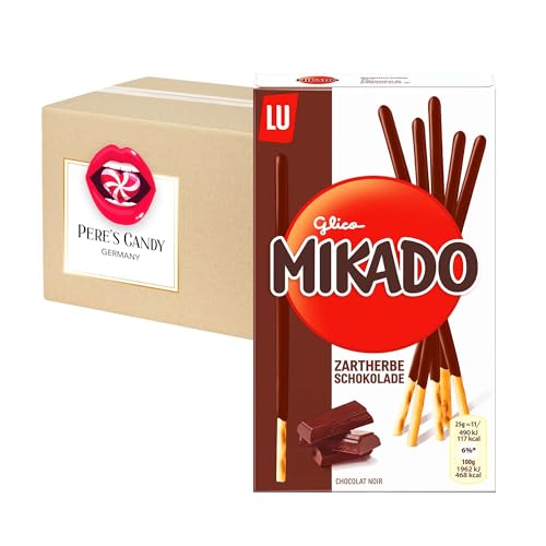 Pere's Candy® Bundle für Mikado Zartherbe Schokolade 6 x 75g + Pere's Candy Notepad DIN A7-25 Blatt von PERE’S CANDY