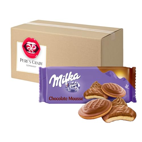 Pere's Candy® Bundle für Milka Choco Jaffa Chocolate Flavour Mousse 3 x 128 g + Pere's Candy Notepad DIN A7-25 Blatt von PERE’S CANDY