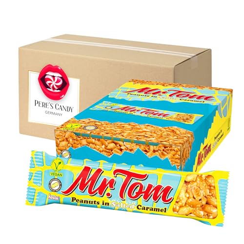 Pere's Candy® Bundle für Mr.Tom Salted Caramel 36x40g + Pere's Candy Notepad DIN A7-25 Blatt von PERE’S CANDY