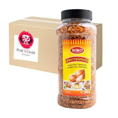 Röstzwiebeln Spender 3 x 280g mit Geschenk von Pere's Candy von PERE’S CANDY