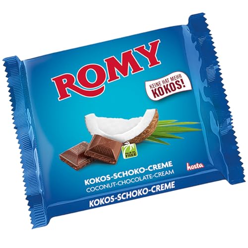 Romy 200g Milchschokolade mit Füllung aus Kokoscreme mit Geschenk von Pere's Candy von PERE’S CANDY