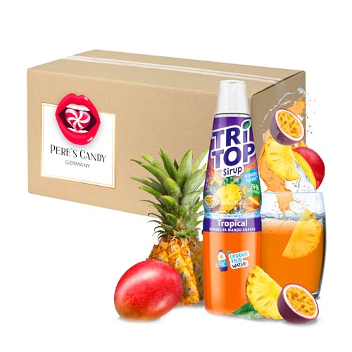 Tropical TRi TOP Getränkesirup 600ml Sirup für Erfrischungsgetränk mit Geschenk von Pere's Candy von PERE’S CANDY