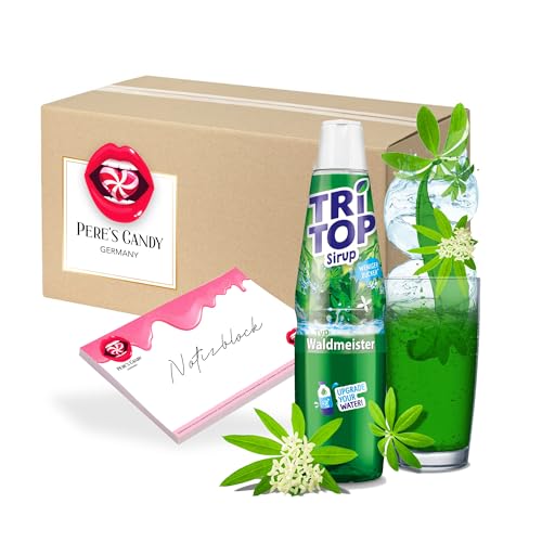 Waldmeister TRi TOP Getränkesirup 600ml Sirup für Erfrischungsgetränk mit Geschenk von Pere's Candy von PERE’S CANDY