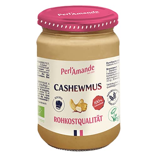 PERL'AMANDE Bio Cashewmus Rohkostqualität 1er Pack (1 x 500 g) von Grace nnvg