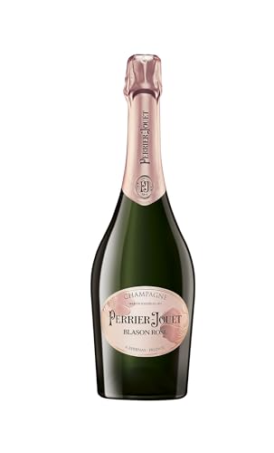 Perrier-Jouët Blason Rosé Champagner, Zarte Aromen von reifen Früchten & frischem Brot mit einem vollmundigen, großzügigen Abgang, Aperitif, 1 x 0,75L von Perrier-Jouët