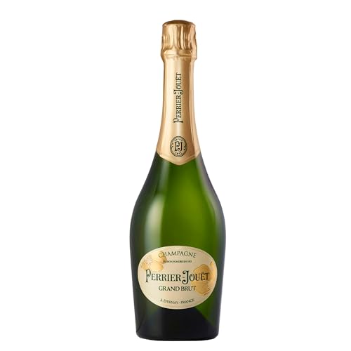 Perrier-Jouët Grand Brut Champagner, Elegante Cuvée mit floralen Aromen, frischen Früchten & einem anhaltenden feinen Abgang, Aperitif, 1 x 0,75L von PERRIER-JOUET