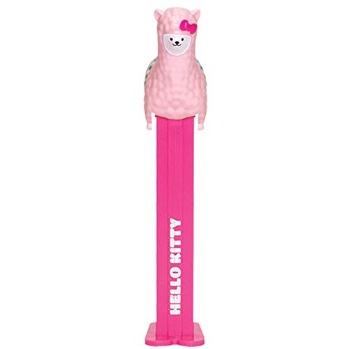 Llama Hello Kitty Pez Spender – Hello Llama Kitty Pez Spender mit 2 zusätzlichen Süßigkeiten-Nachfüllpackungen | Hello Kitty Partygeschenke, Grab Pags von PEZ