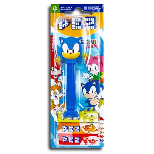 PEZ Spender SONIC inkl. 2 x Pez Bonbons 2 x 8,5 g von PEZ