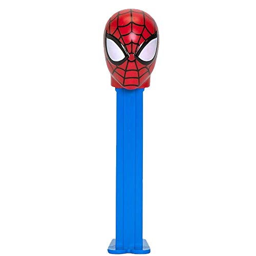 PEZ Spider-Man Süßigkeitenspender – Marvel-Spiderman-PEZ Spender mit Süßigkeiten-Nachfüllpackungen, Gastgeschenke, Geschenktüten von PEZ