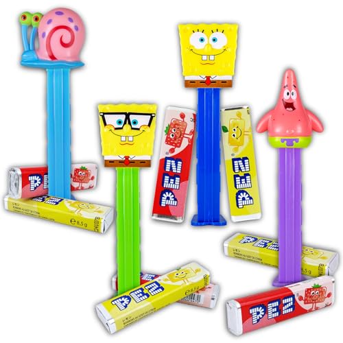 Pez Bonbon Spender inkl.Bonbons 2 x 8,5 g Lieferumfang 1 Spender aus der Serie nach Zufall von PEZ