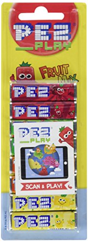 Pez Stangen 4 Sorten Frucht, 12er Pack (12 x 68 g) von PEZ