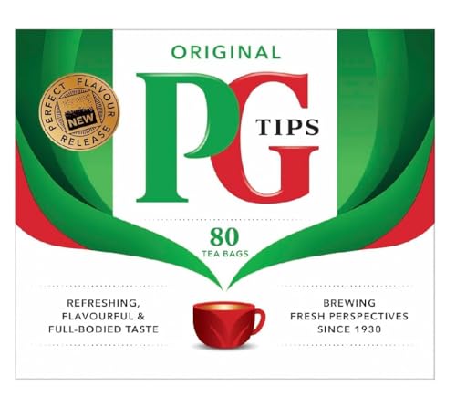 PG Tips 80 Tea Bags 250g - Schwarztee von PG tips