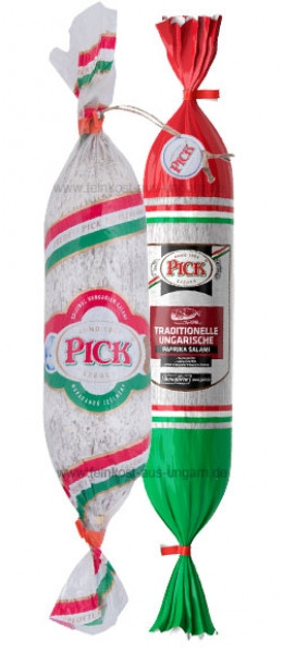 PICK Orig. ungarische Salami - 1stk.Tourist & 1stk.Paprika Salami 400g von PICK SZEGED ZRT.