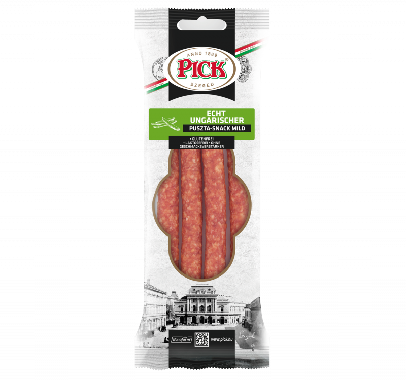 Pick, Puszta Snack Mild 100g, Ungarische Salami von PICK SZEGED ZRT.