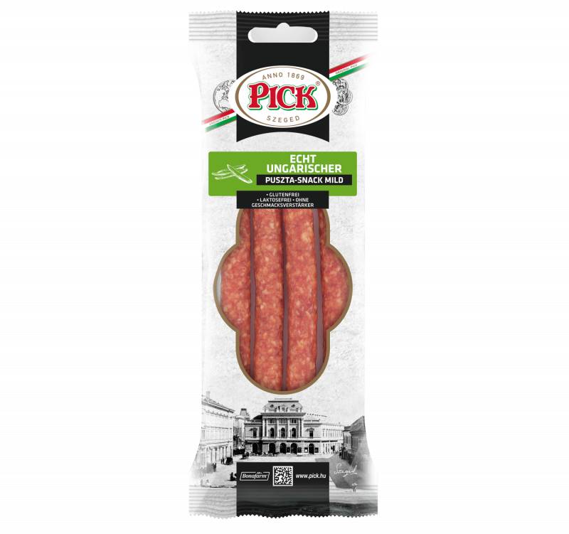 Pick, Puszta Snack Mild 100g, Ungarische Salami von PICK SZEGED ZRT.