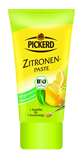 BIO ZITRONEN PASTE (60 Gramm) STATT GERIEBENER ZITRONENSCHSCHALE von Pickerd