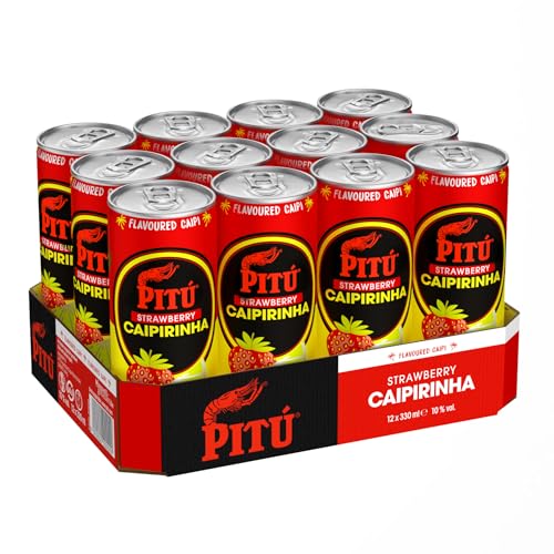 PITÚ Caipirinha Strawberry (12 x 0.33 l) von Pitú