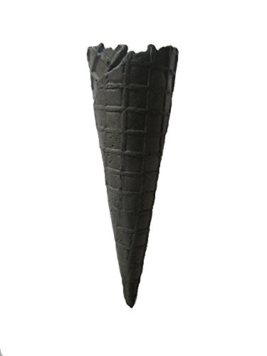 Schwarze Eiswaffeln 146xØ45mm (120 Stück) von Jaspert Eiswaffeln