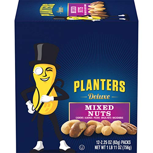 Planters Deluxe Mixed Nuts (2.25 oz Bags| Pack of 12) von PLANTERS