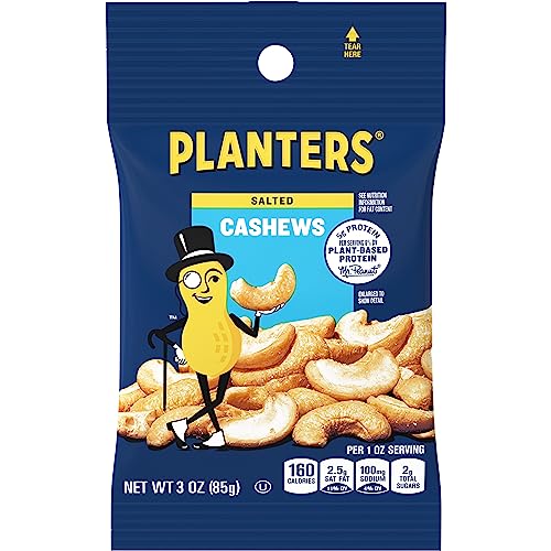 Planters Salted Cashews (3 oz Bags| Pack of 12) von PLANTERS