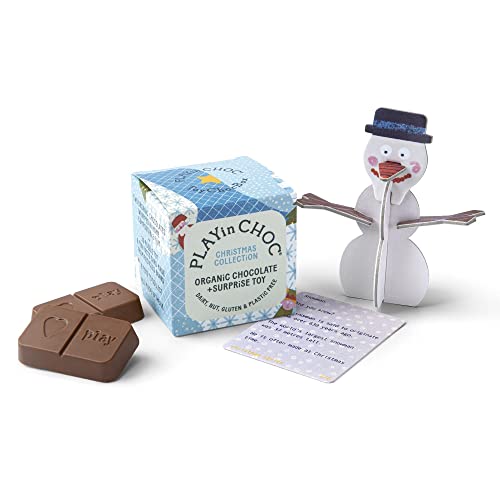 Playin Choc Überraschungswürfel Schokolade, Winter&Weihnachten, 20g (1) von PLAYin CHOC