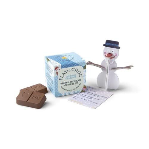 Playin Choc Überraschungswürfel Schokolade, Winter&Weihnachten, 20g (10) von PLAYin CHOC