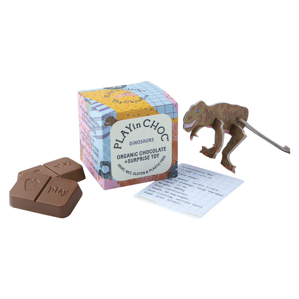 Bio Überraschungswürfel Dinosaurier von PLAYinCHOC