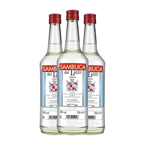 Liköre PLF. Sambuca del Lago 70 cl (Karton mit 3 Flaschen von 70 cl) von PLF