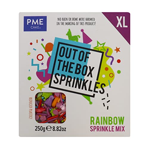 Out the Box Sprinkle Mix XL - Regenbogen Mix, 250g von PME