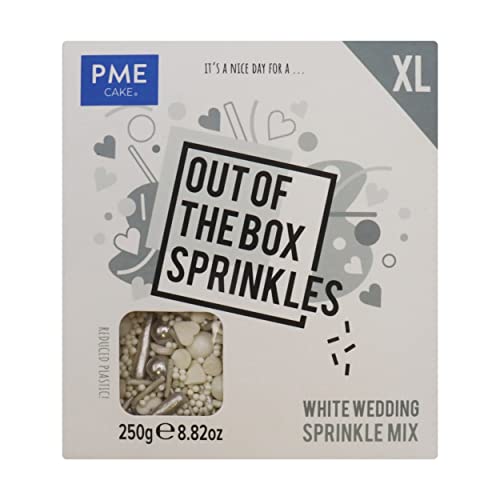 Out the Box Sprinkle Mix XL - Weiße Hochzeit, 250g von PME