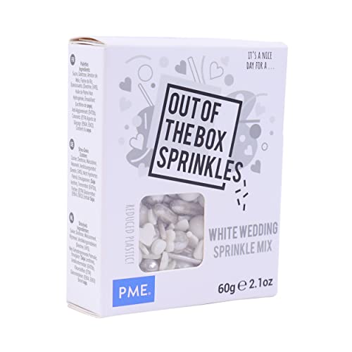 PME - Out the Box Sprinkle Mix - White Wedding 60g von PME